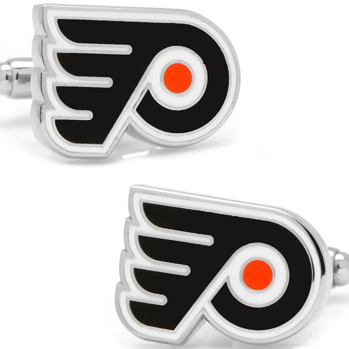 NHL Silver Philadelphia Flyers Cufflinks