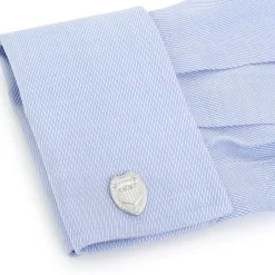 Cufflinks, Inc. Silver Police Badge Cufflinks