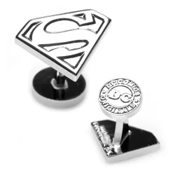 DC Comics Silver Superman Shield Cufflinks