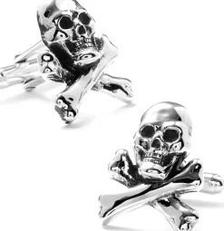 Max Lang Skull and Crossbones Cufflinks