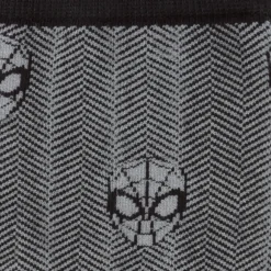 Marvel Spider-Man Herringbone Black Socks