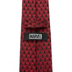 Marvel Spider-Man Mask Red Men's Tie
