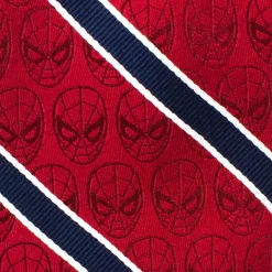 Marvel Spider-Man Red and Navy Stripe Men's Tie
