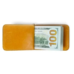 Moore & Giles SPRING ID WALLET RECLAIMED HEIRLOOM BLACK