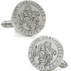 Ox and Bull Trading Co. St. Christopher Amulet Cufflinks