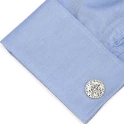 Ox and Bull Trading Co. St. Christopher Amulet Cufflinks