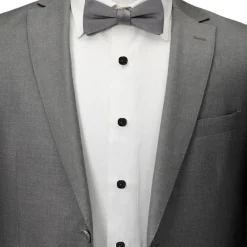 Ox and Bull Trading Co. Stainless Steel Black Pave Crystal Stud Set