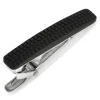 Ox and Bull Trading Co. Stainless Steel Carbon Fiber Tire Tread Tie Clip
