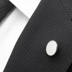 Ox and Bull Trading Co. Stainless Steel Coin Edge Engravable Lapel Pin