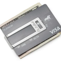Ox and Bull Trading Co. Stainless Steel Cut Out Money Clip
