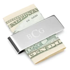 Ox and Bull Trading Co. Stainless Steel Engravable Money Clip