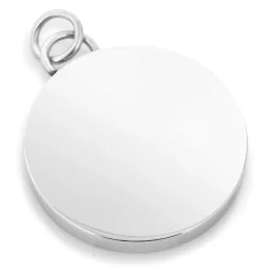 Ox and Bull Trading Co. Stainless Steel Engravable Round Infinity Pendant