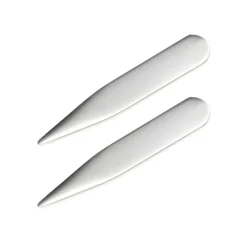 Ox and Bull Trading Co. Stainless Steel Engravable Short Collar Stays