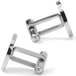 Cufflinks, Inc. Stainless Steel Round Infinity Engravable Cufflinks