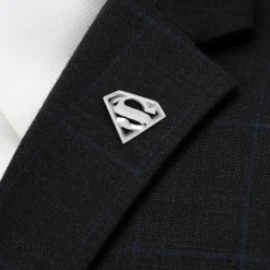 DC Comics Stainless Steel Superman Lapel Pin