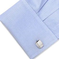 Ox and Bull Trading Co. Stainless Steel Tartan Plaid Stud Set