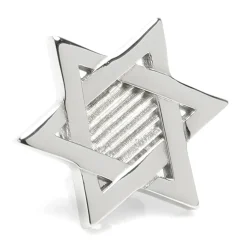 Ox and Bull Trading Co. Star of David Stainless Steel Lapel Pin