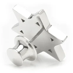 Ox and Bull Trading Co. Star of David Stainless Steel Lapel Pin
