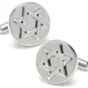 Ox and Bull Trading Co. Star of David Stainless Steel Cufflinks