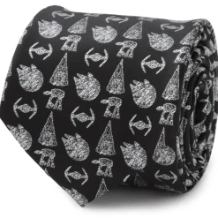Star Wars Battle Black Men's Tie