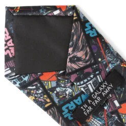 Star Wars Comic Black Men's Tie