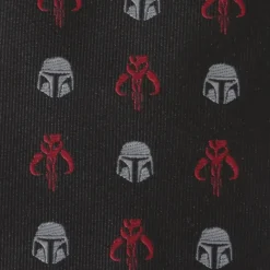 Star Wars Mando Black Red Men's Tie