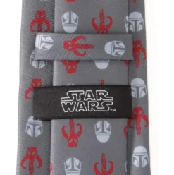 Star Wars Mando Gray Men's Tie