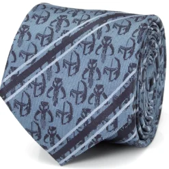 Star Wars Mando Navy Stripe Men's Tie