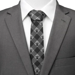 Star Wars The Child Check Black Men's Tie
