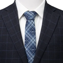 Star Wars The Child Plaid Blue Men's Tie
