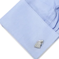 Game of Thrones Stark Direwolf Sigil Cufflinks