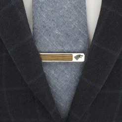 Game of Thrones Stark Inlaid Wood Tie Clip