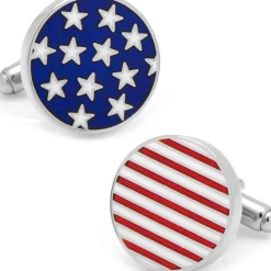 Cufflinks, Inc. Stars and Stripes American Flag Cufflinks