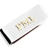 Max Lang Sterling and 10k Gold Two Tone Personalized Money Clip