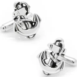 Max Lang Sterling Silver Anchor Cufflinks
