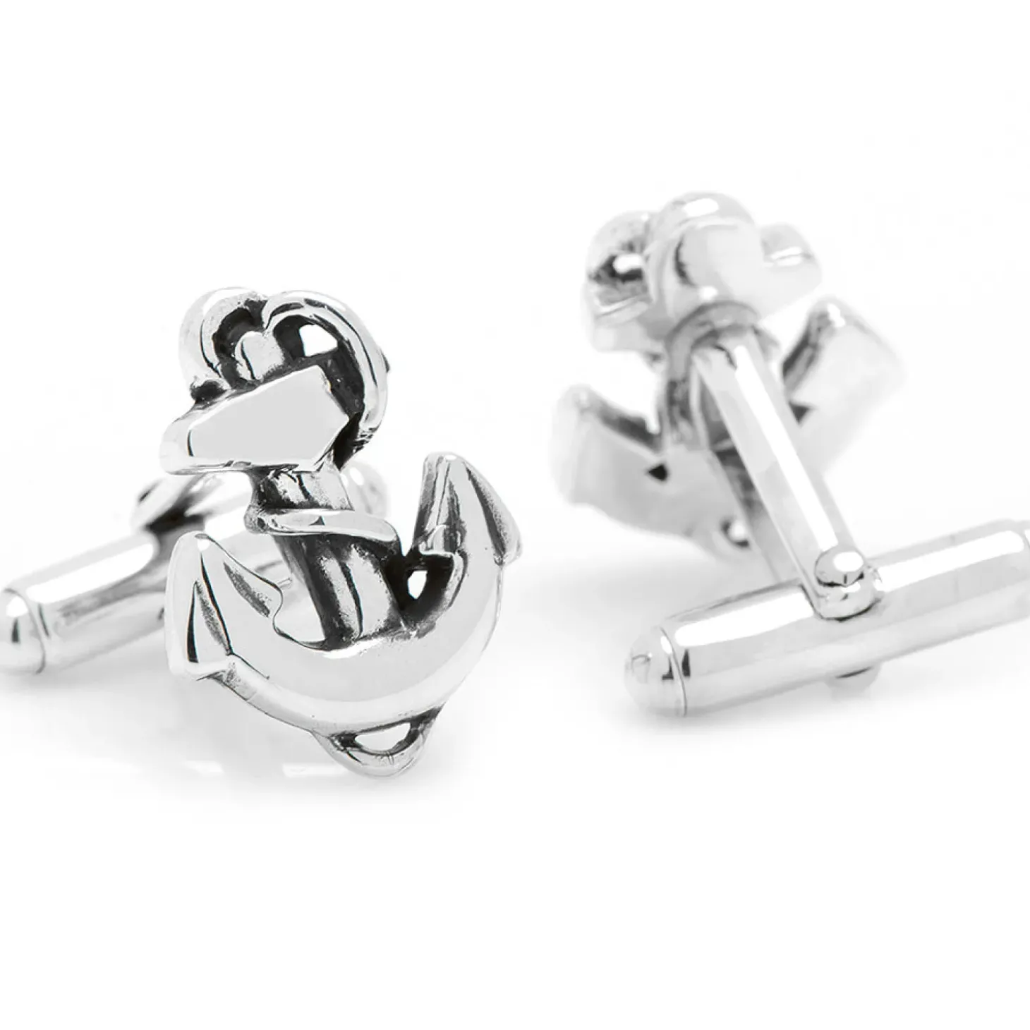 Max Lang Sterling Silver Anchor Cufflinks