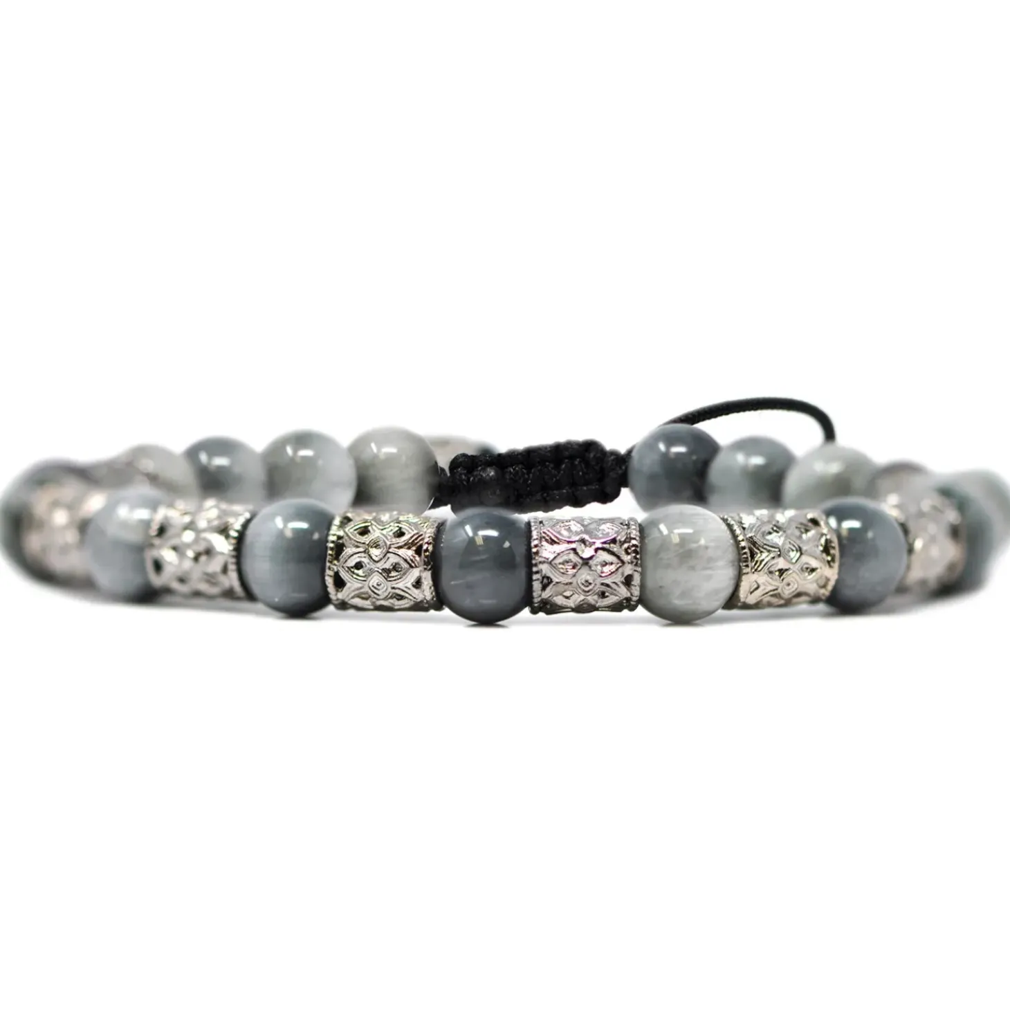 Armenta Sterling Silver Beaded Eagle Eye Bracelet