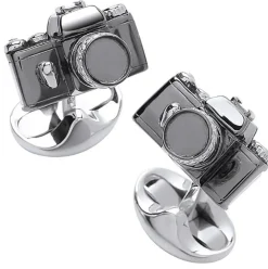 Deakin & Francis Sterling Silver Camera Cufflinks