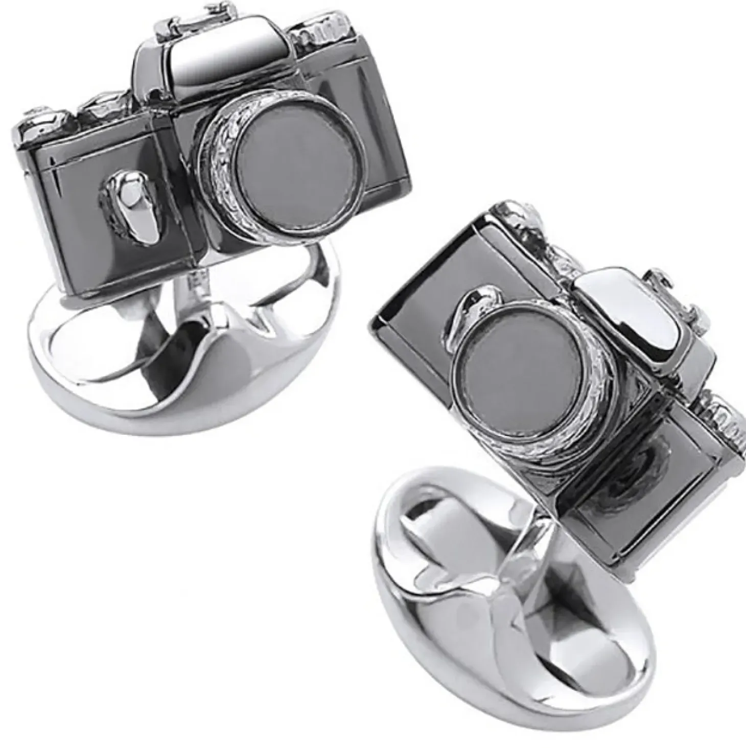 Deakin & Francis Sterling Silver Camera Cufflinks