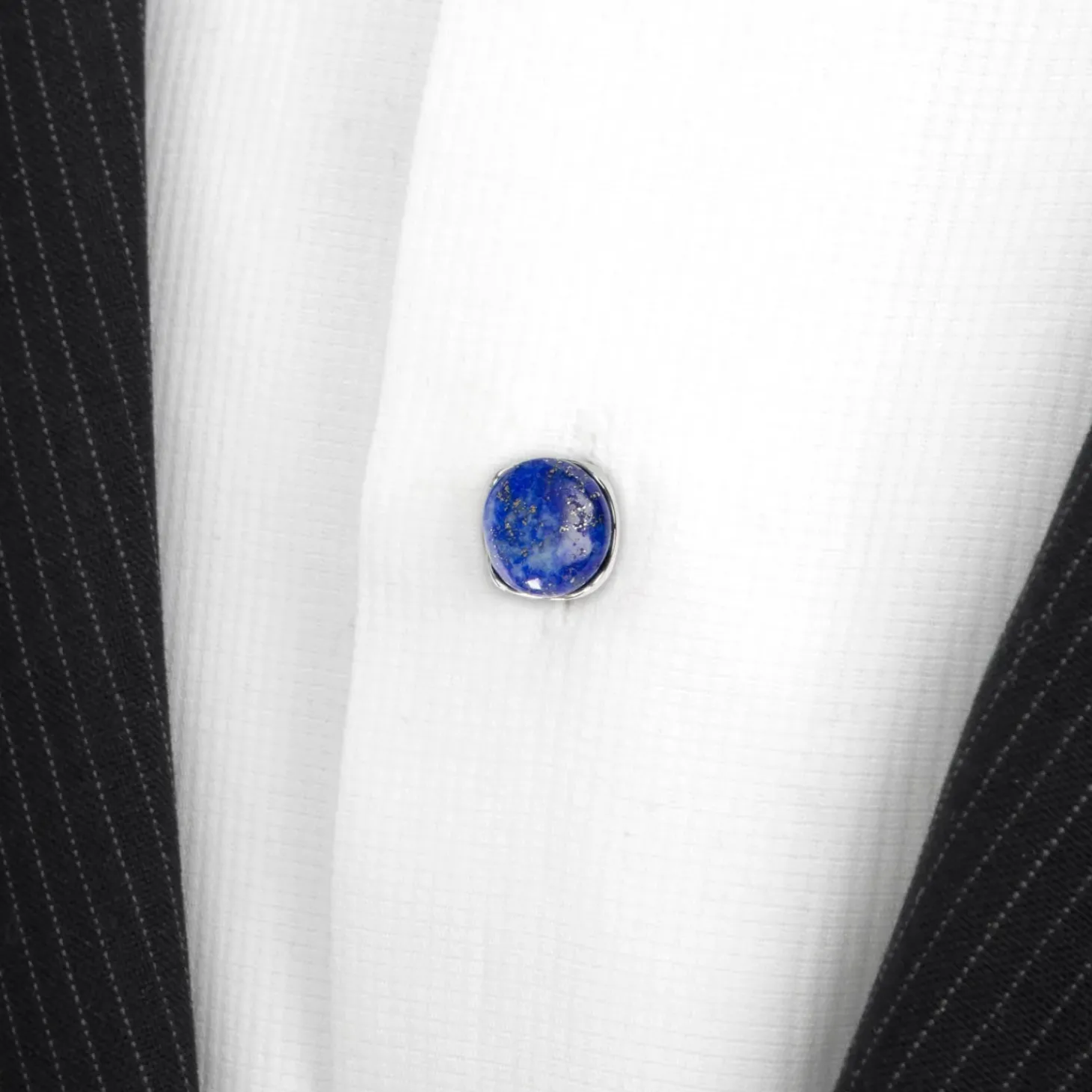 Ox and Bull Trading Co. Sterling Silver Classic Formal Lapis Studs