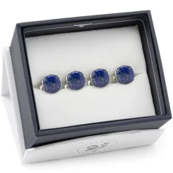 Ox and Bull Trading Co. Sterling Silver Classic Formal Lapis Studs