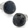 Ox and Bull Trading Co. Sterling Silver Classic Formal Pietersite Cufflinks
