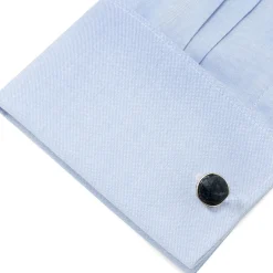 Ox and Bull Trading Co. Sterling Silver Classic Formal Pietersite Cufflinks