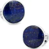 Ox and Bull Trading Co. Sterling Silver Classic Formal Lapis Cufflinks