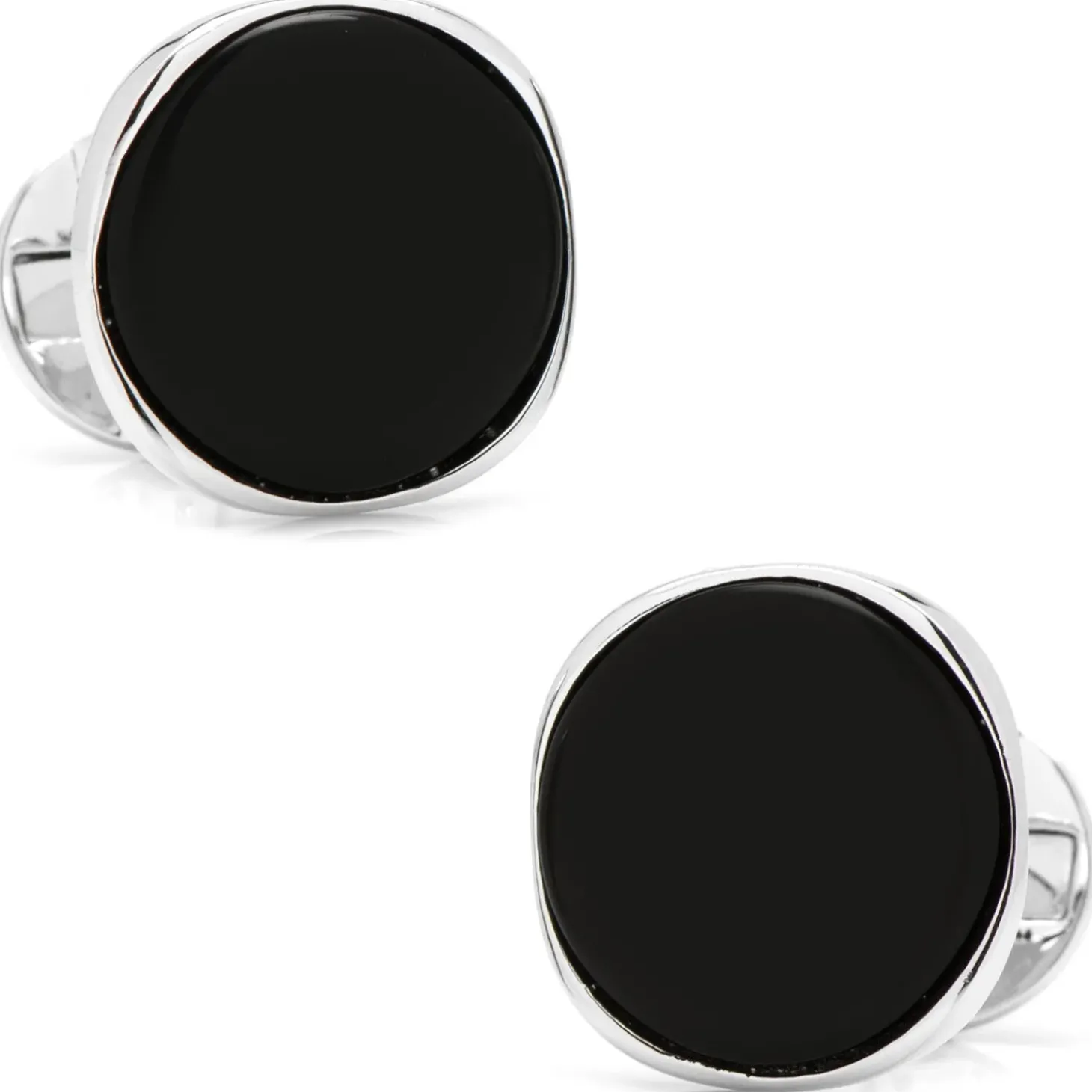 Ox and Bull Trading Co. Sterling Silver Classic Formal Onyx Stud Set