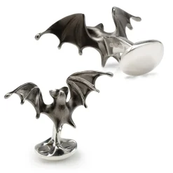 Deakin & Francis Sterling Silver ‘Creepy’ Bat Cufflinks