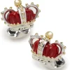 Deakin & Francis Sterling Silver Crown Cufflinks