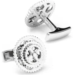 Ox and Bull Trading Co. Sterling Silver Cyclist Cufflinks