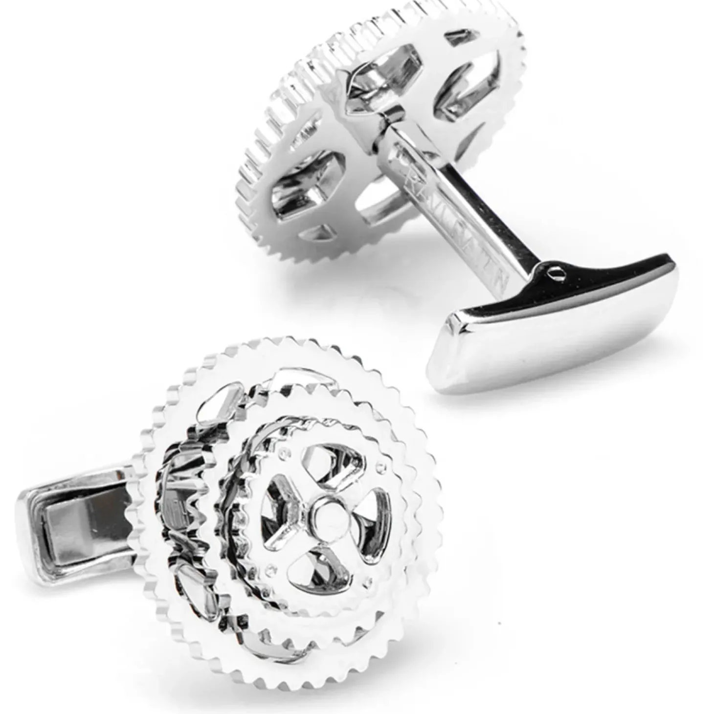 Ox and Bull Trading Co. Sterling Silver Cyclist Cufflinks