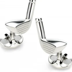 Deakin & Francis Sterling Silver Golf Club Cufflinks